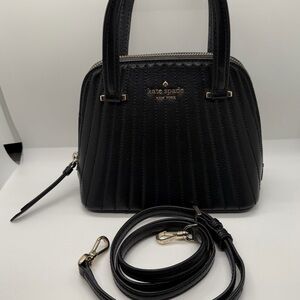 Kate Spade Black Quilted Satchel